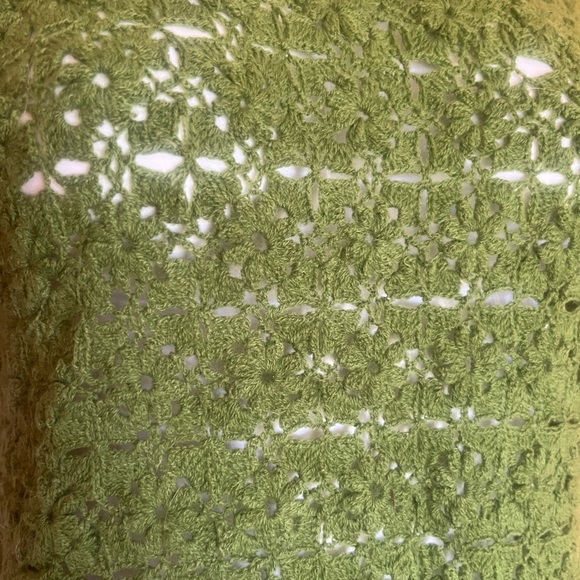 Vintage 70s Knit Top Boho - Picture 3 of 4